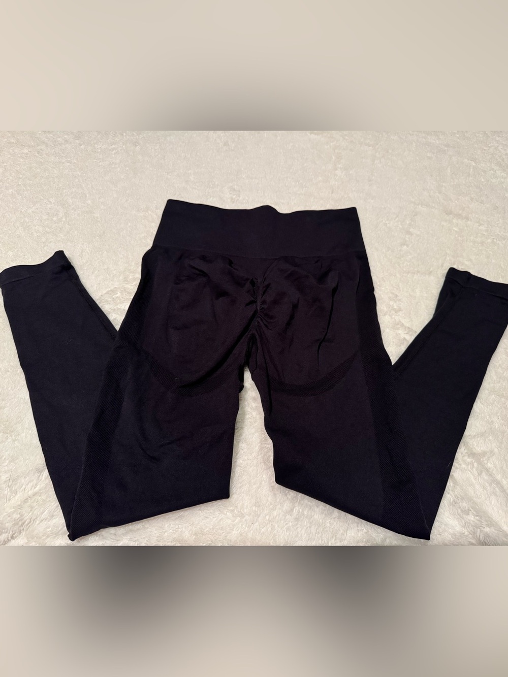 Black High-Waist Seamless Leggings